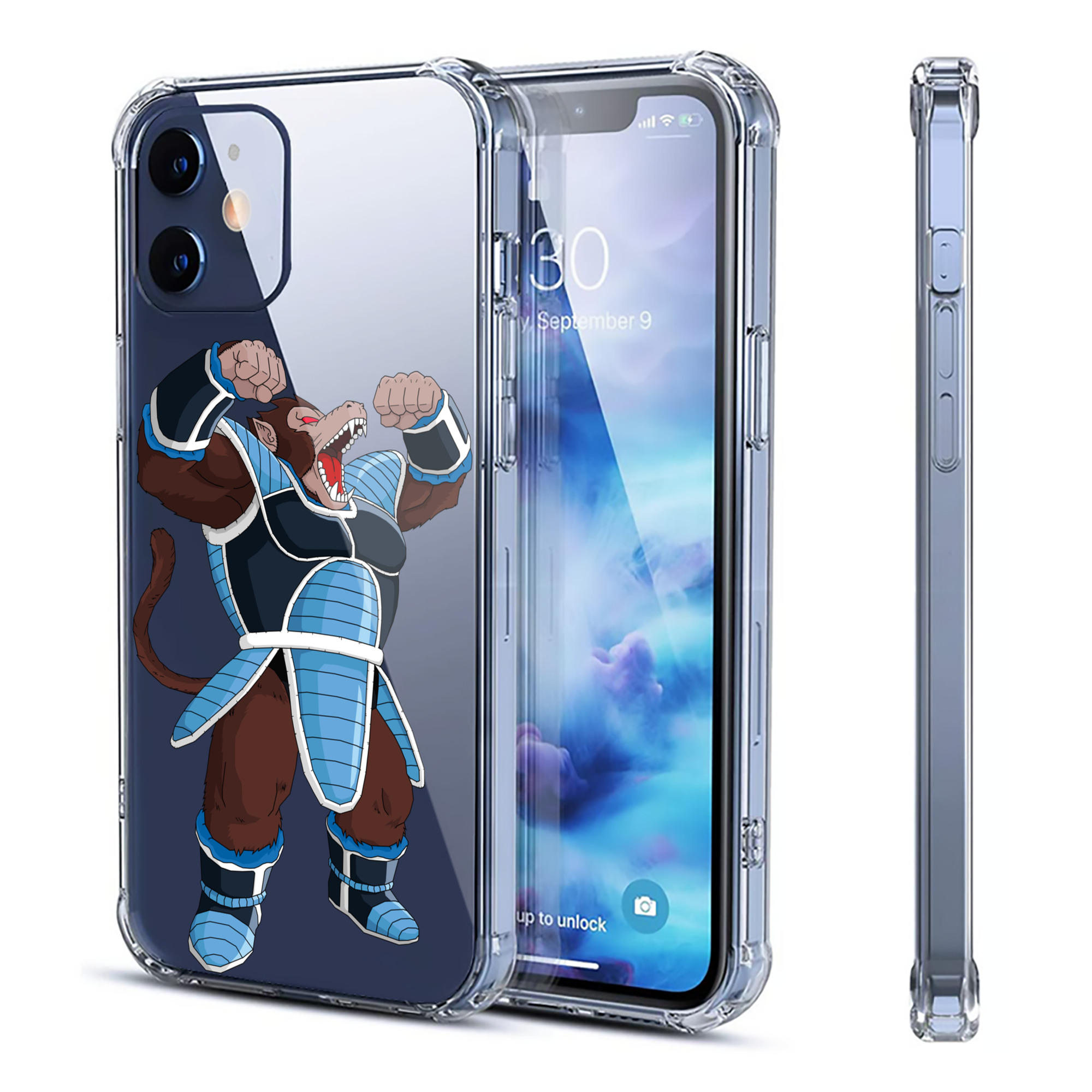 （画像用） ドラゴンボール DRAGON BALL 【iPhone 12シリーズ対応】透明スマホケース（クリアソフトケース）